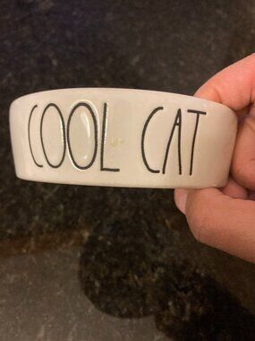 Rae Dunn Cat Food Water Bowl